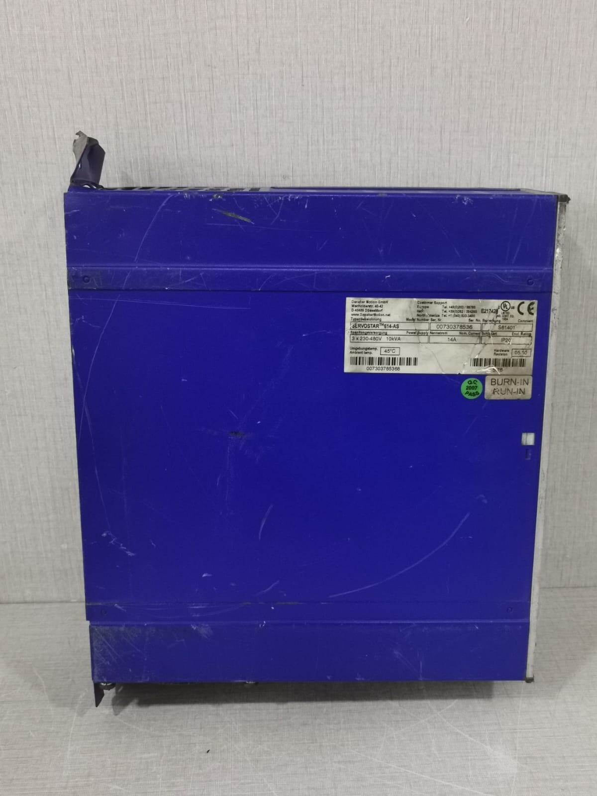KOLLMORGEN S61401 KOLLMORGEN SERVOSTAR 614-AS S61401 Servo Drive 9
