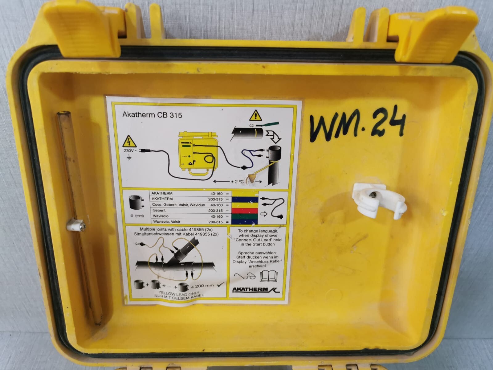 Akatherm CB315 Akatherm Model CB315 Electrofusion Control Box 3