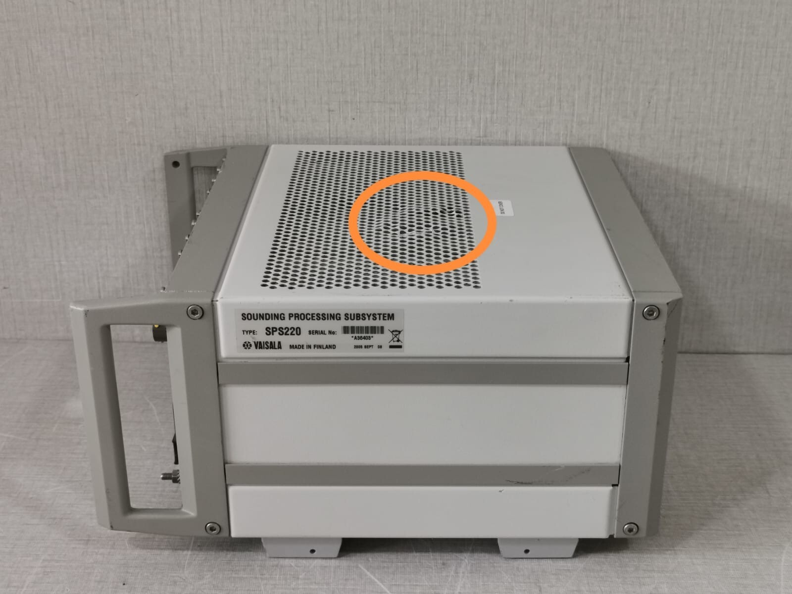 Vaisala SPS220 VAISALA SPS220 SOUNDING PROCESSING SUBSYSTEM 3