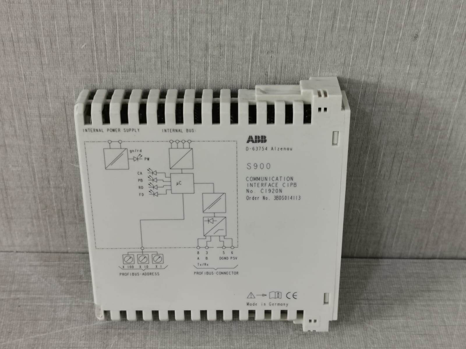 ABB CI920N ABB S900/CI920N COMMUNICATION INTERFACE CIPB 5