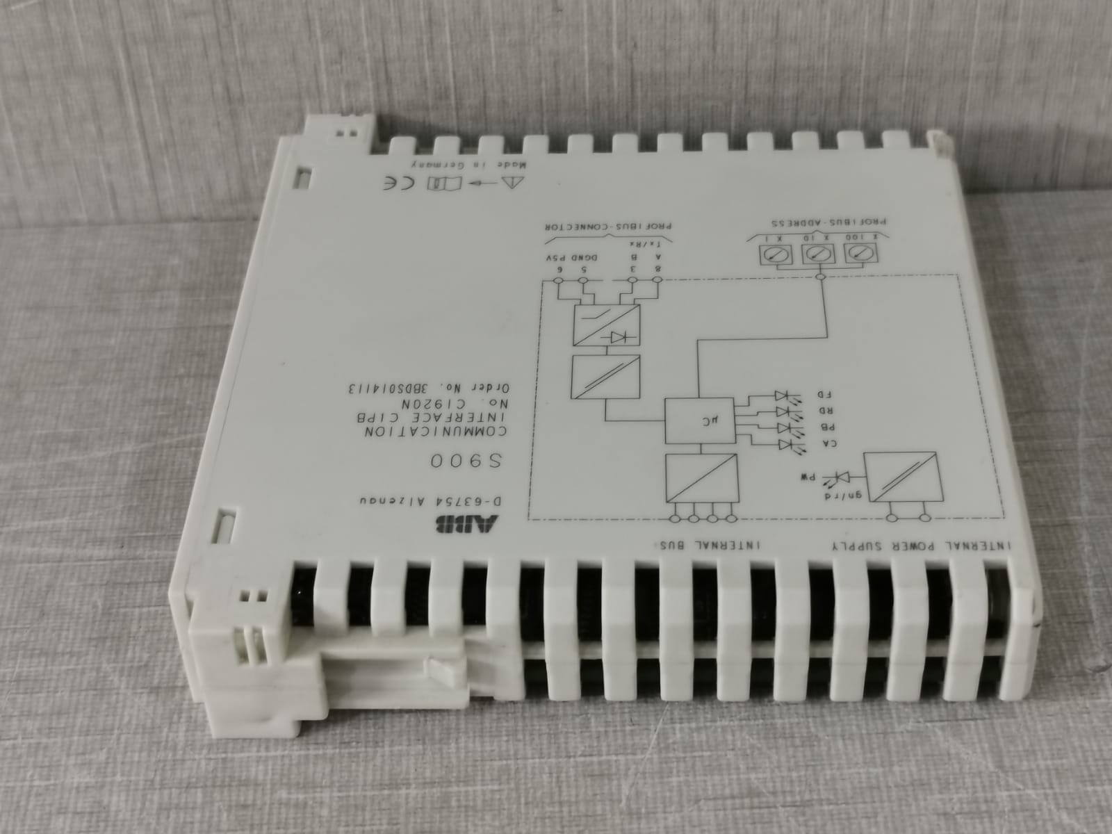 ABB CI920N ABB S900/CI920N COMMUNICATION INTERFACE CIPB 8