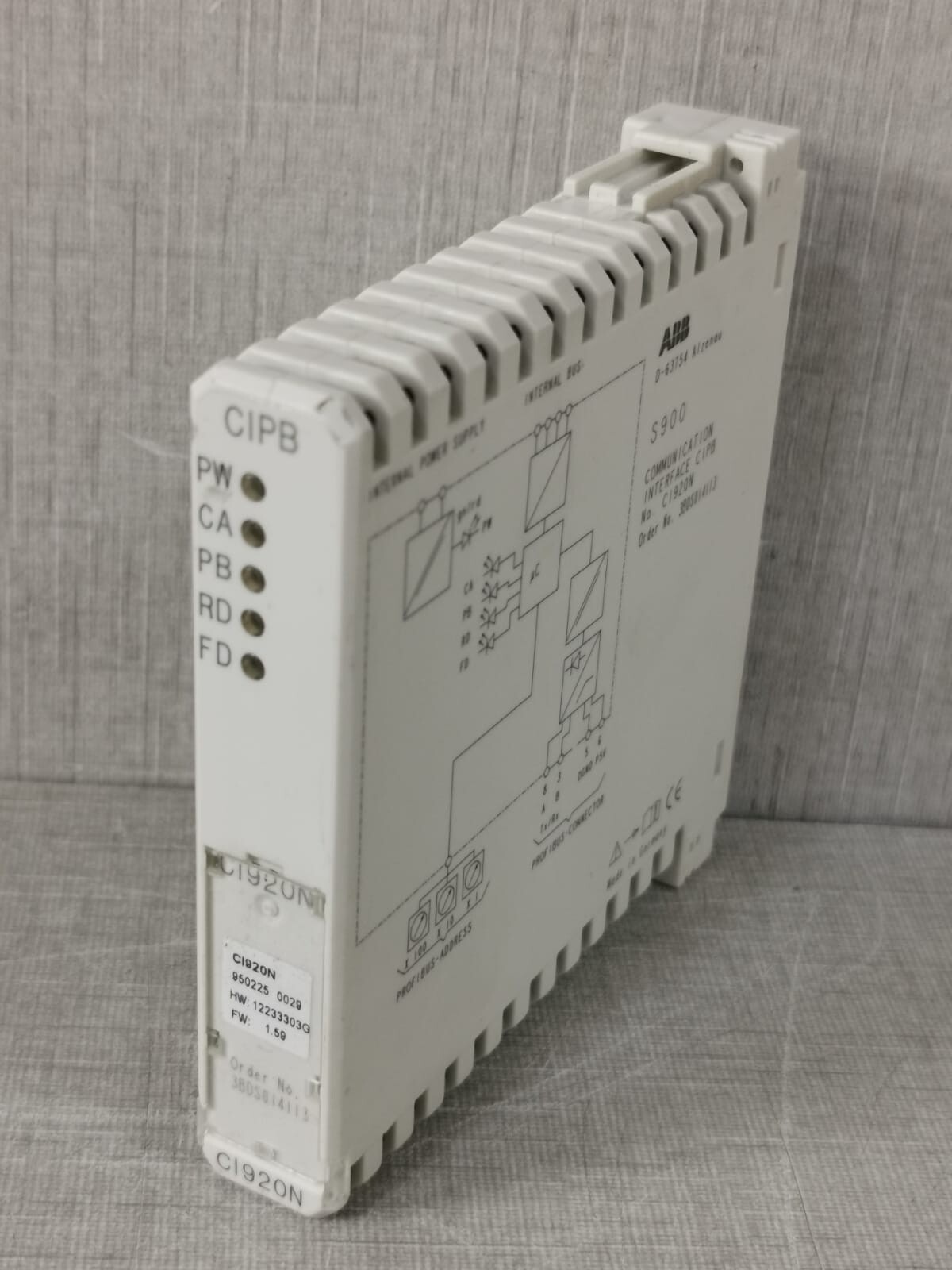 ABB S900/CI920N COMMUNICATION INTERFACE CIPB