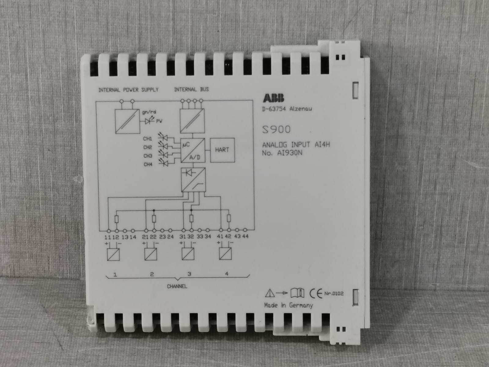 ABB AI930N ABB S900/AI930N ANALOG INPUT AI4H 5