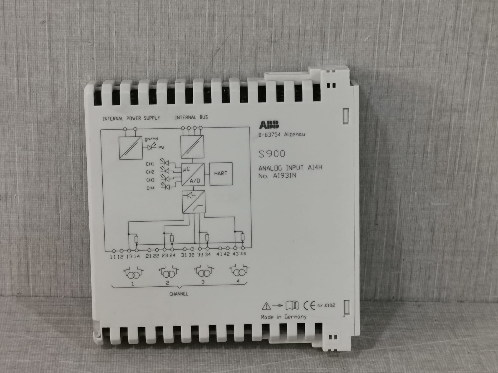 ABB AI931N ABB S900/AI931N ANALOG INPUT AI4H 5