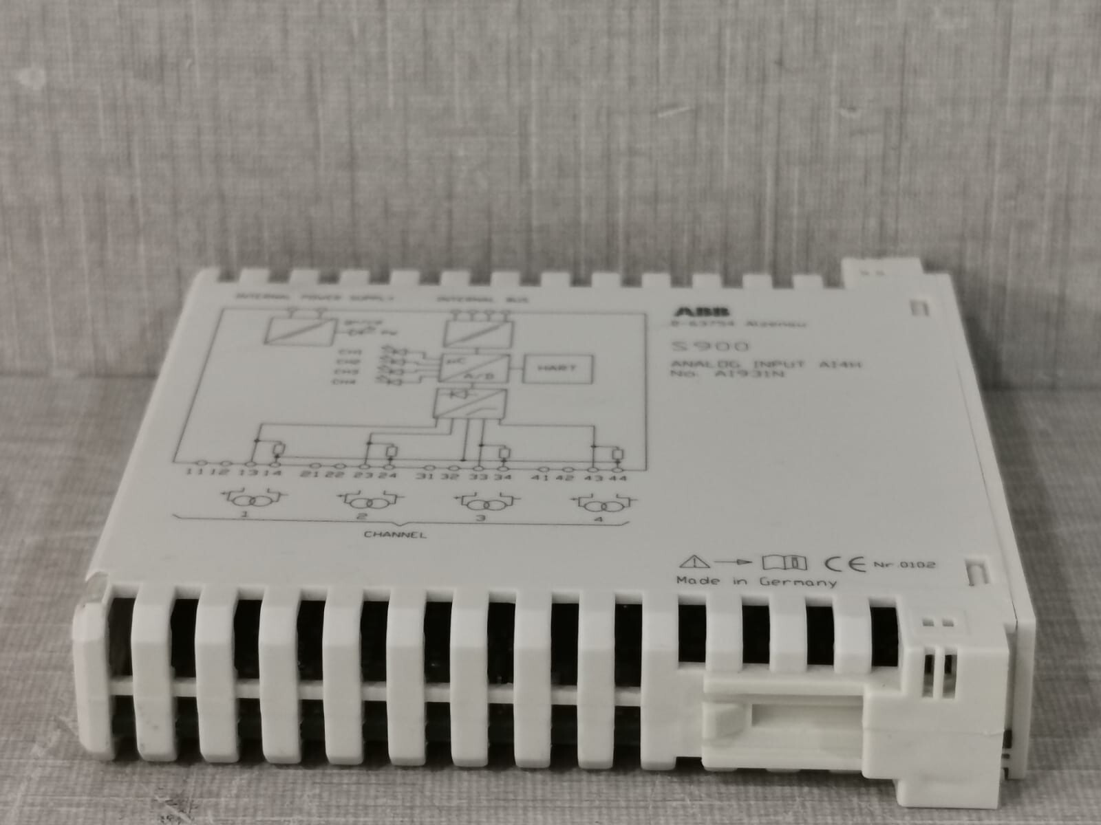 ABB AI931N ABB S900/AI931N ANALOG INPUT AI4H 8
