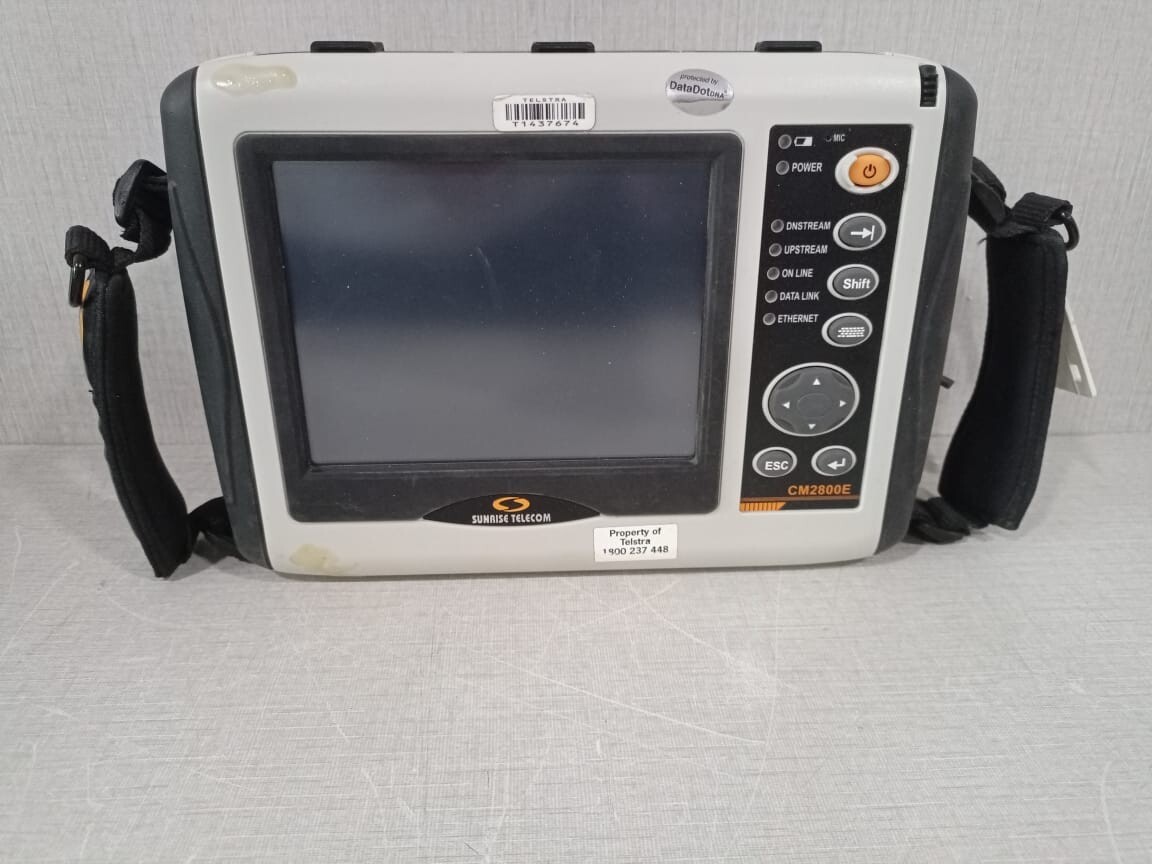 Sunrise Telecom CM2800E Sunrise Telecom CM2800E Communication Analyzers 5