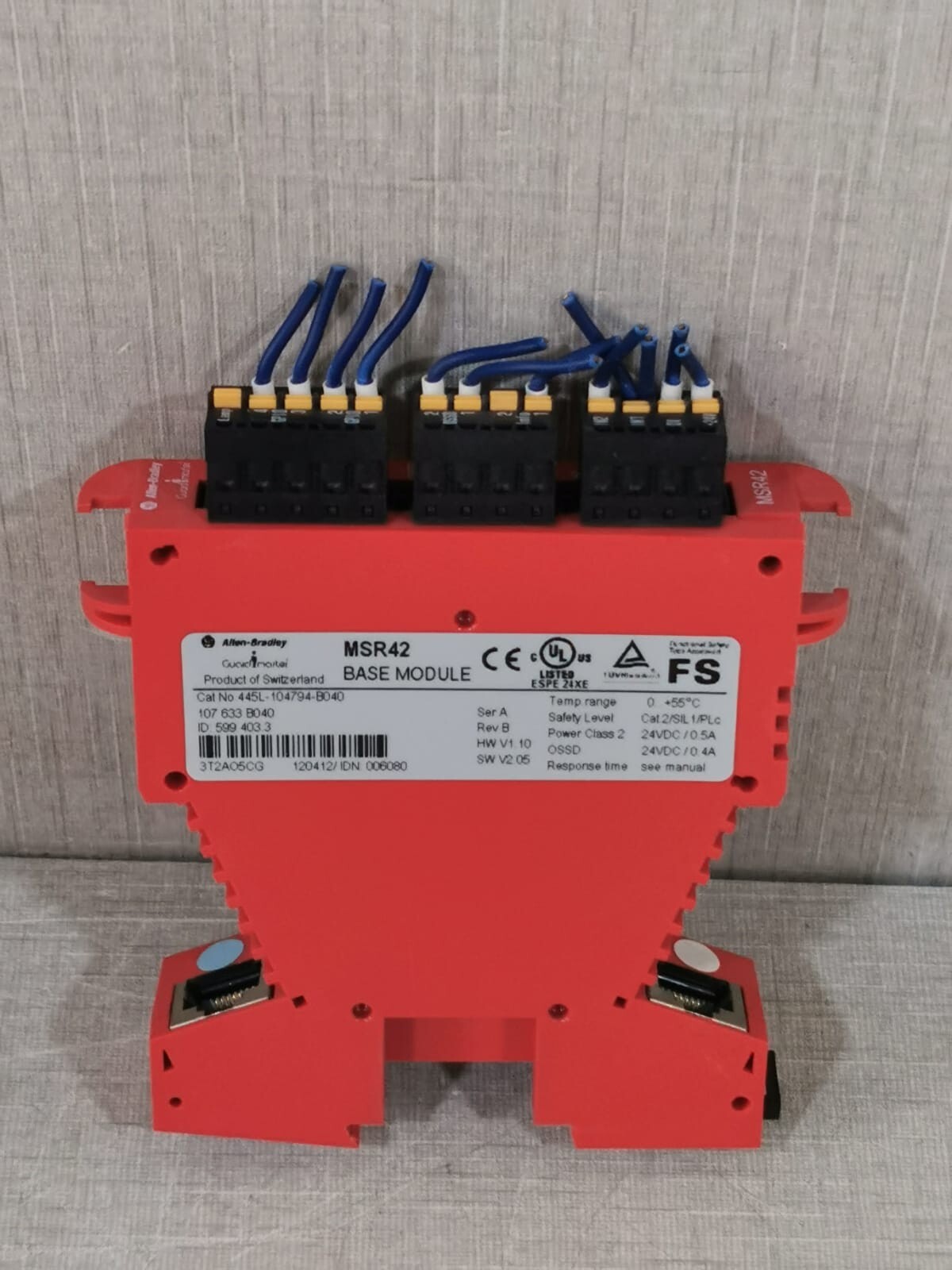 Allen-Bradley MSR42 Base Module 445L-104794-B040