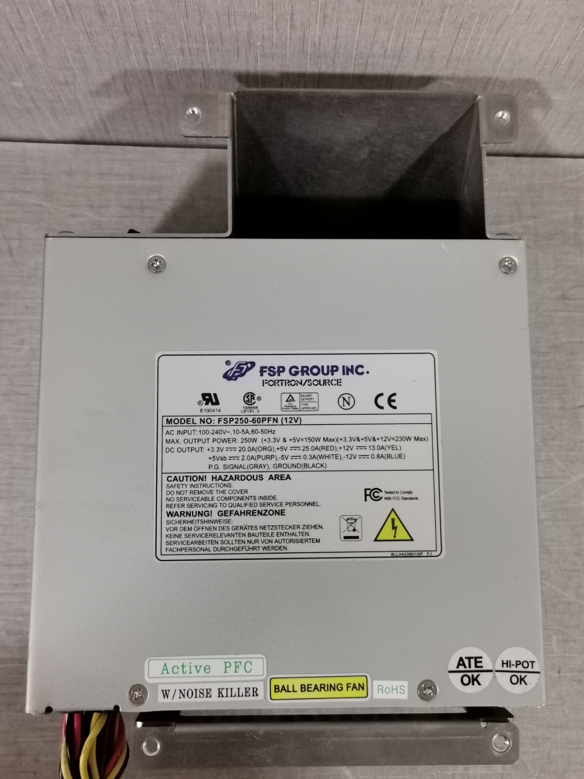 FSP FSP250-60PFN FSG GROUP FSP250-60PFN (12V) INDUSTRIAL CONTROL SWITCHING POWER SUPPLY 100-240V 4