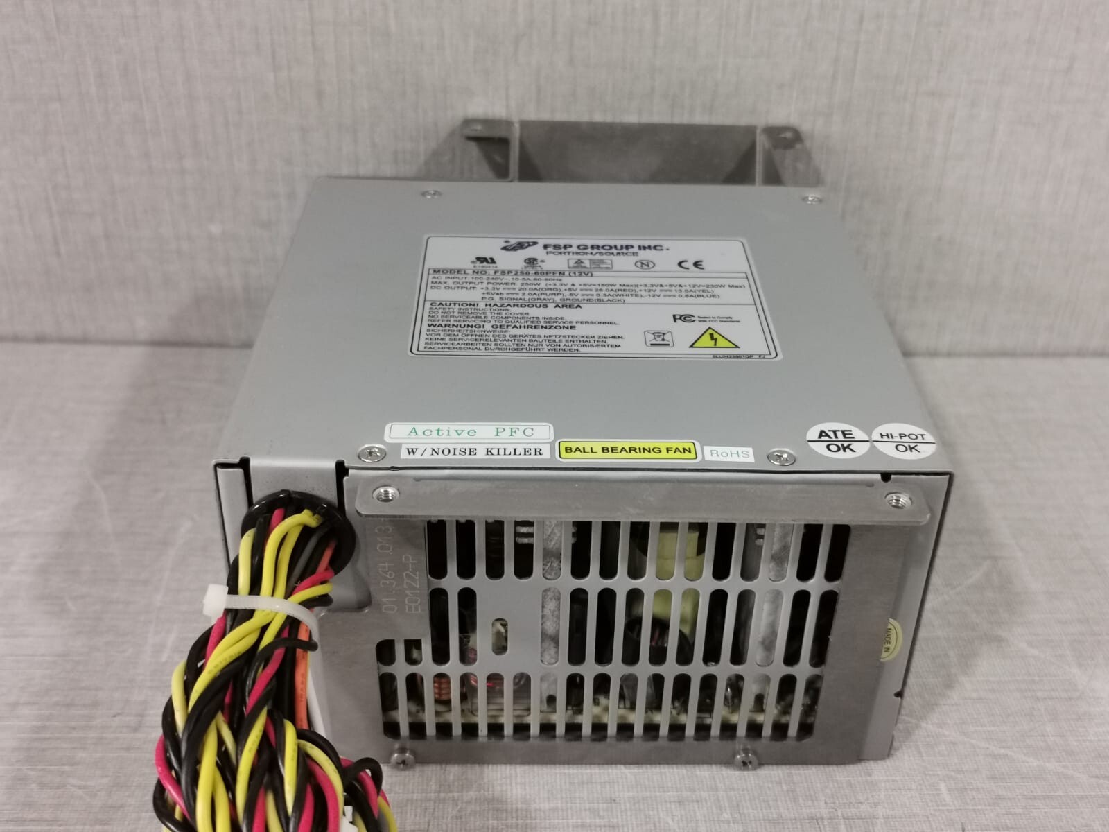 FSP FSP250-60PFN FSG GROUP FSP250-60PFN (12V) INDUSTRIAL CONTROL SWITCHING POWER SUPPLY 100-240V 8