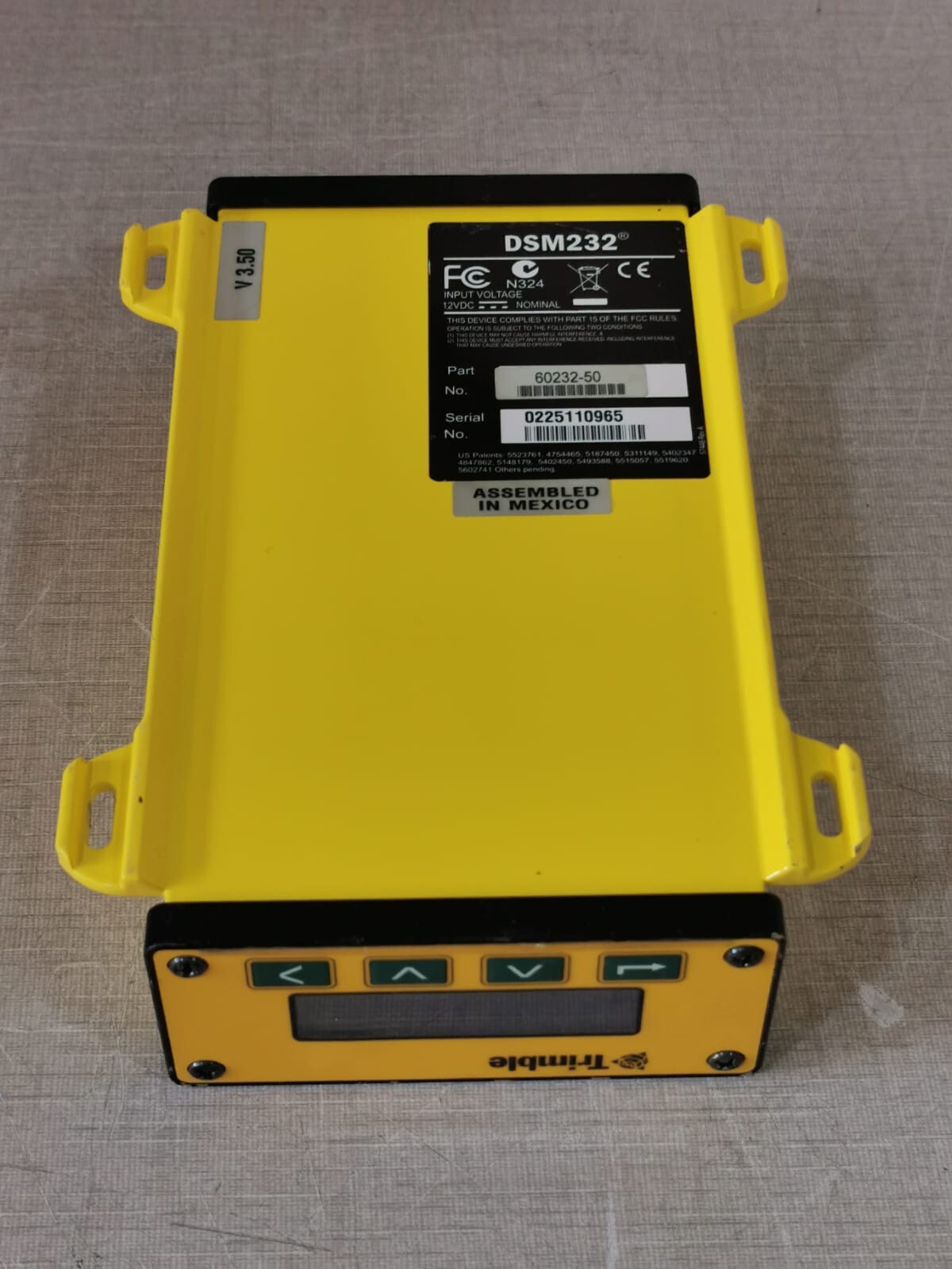Trimble DSM232 Trimble DSM232 GPS Receiver Part No: 60232-50 4