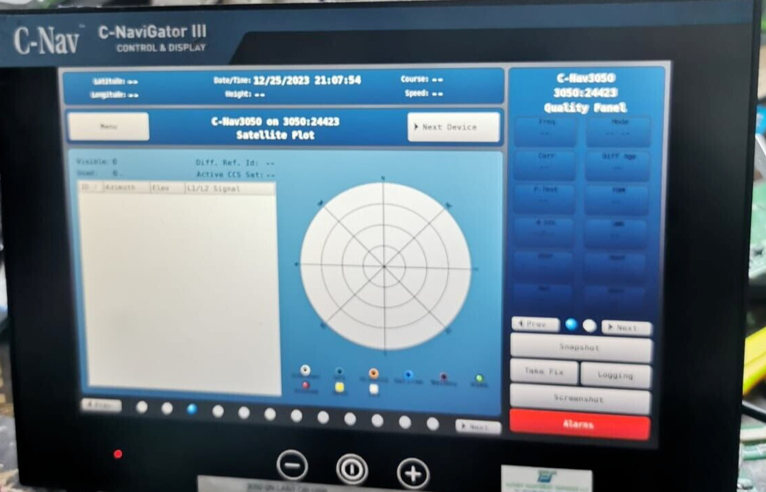 OCEANEERING HD 13T21 CCC-HDC-NABN-40152 OCEANEERING C-NaviGator III Control and Display HD 13T21 CCC-HDC-NABN-40152 5