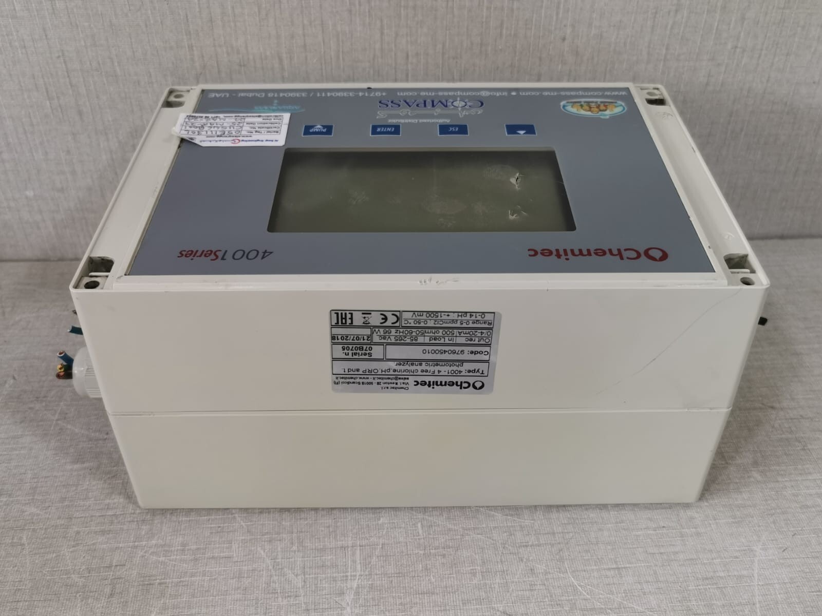 CHEMITEC 4001 CHEMITEC 4001 MultiPArameter PhotoMetric Analyzer 7
