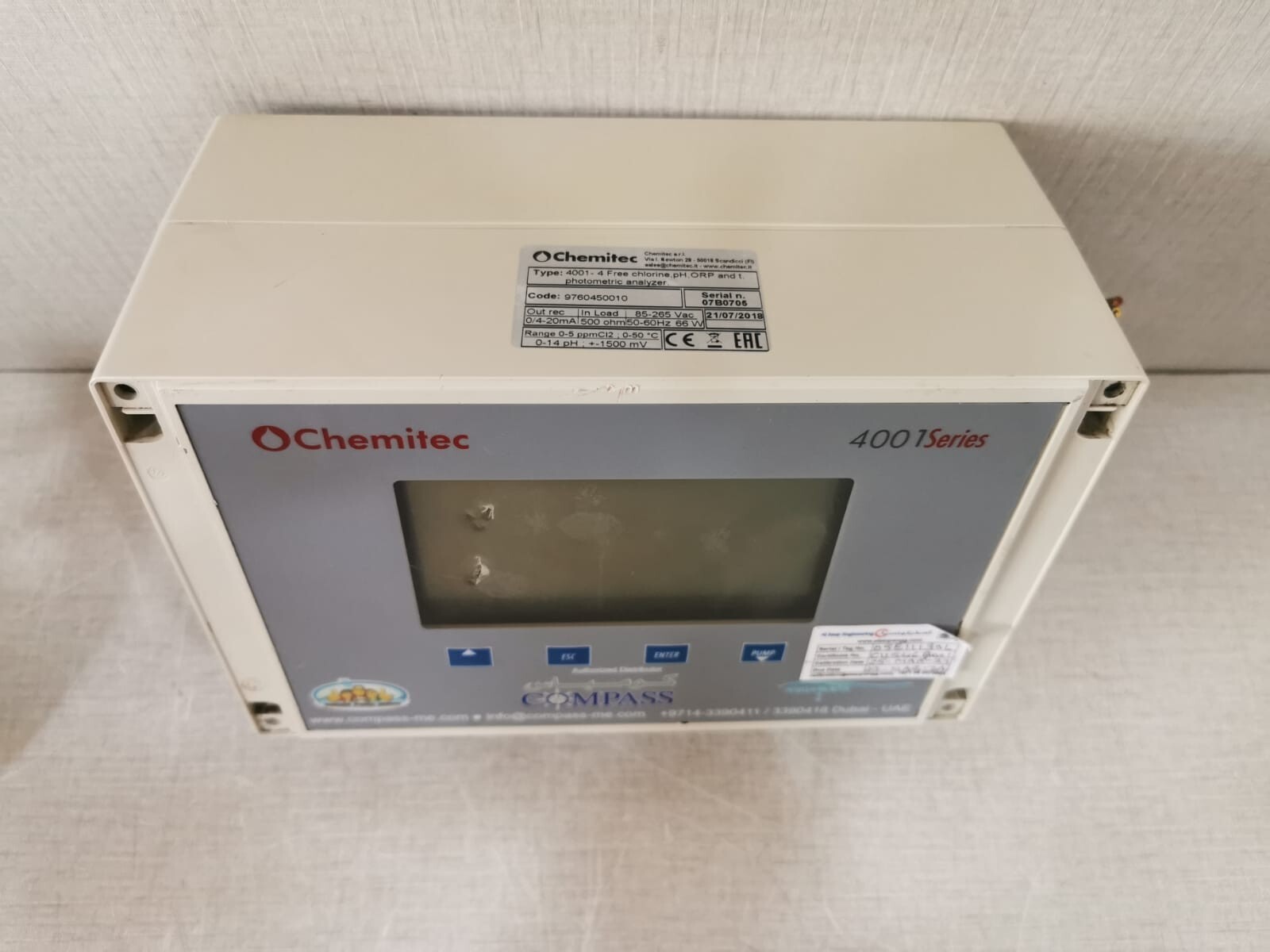 CHEMITEC 4001 CHEMITEC 4001 MultiPArameter PhotoMetric Analyzer 10