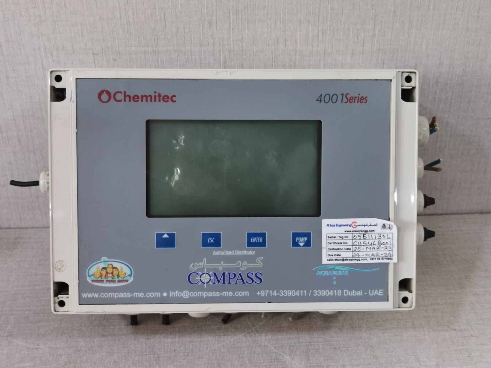CHEMITEC 4001 MultiPArameter PhotoMetric Analyzer