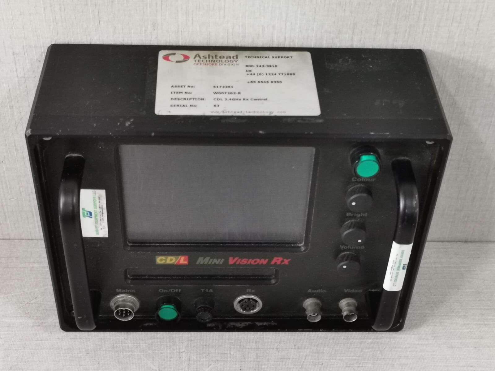 Ashtead Technology CDL 2.4GHz Rx Control Display Ashtead Technology Mini Vision Rx CDL 2.4GHz Rx Control Display 5