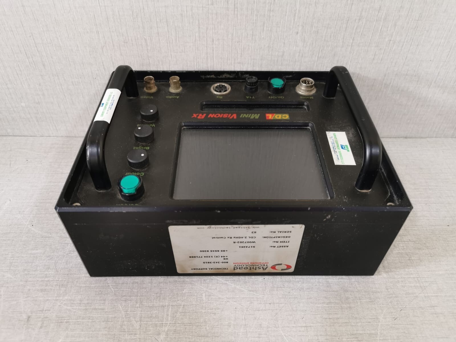 Ashtead Technology CDL 2.4GHz Rx Control Display Ashtead Technology Mini Vision Rx CDL 2.4GHz Rx Control Display 7