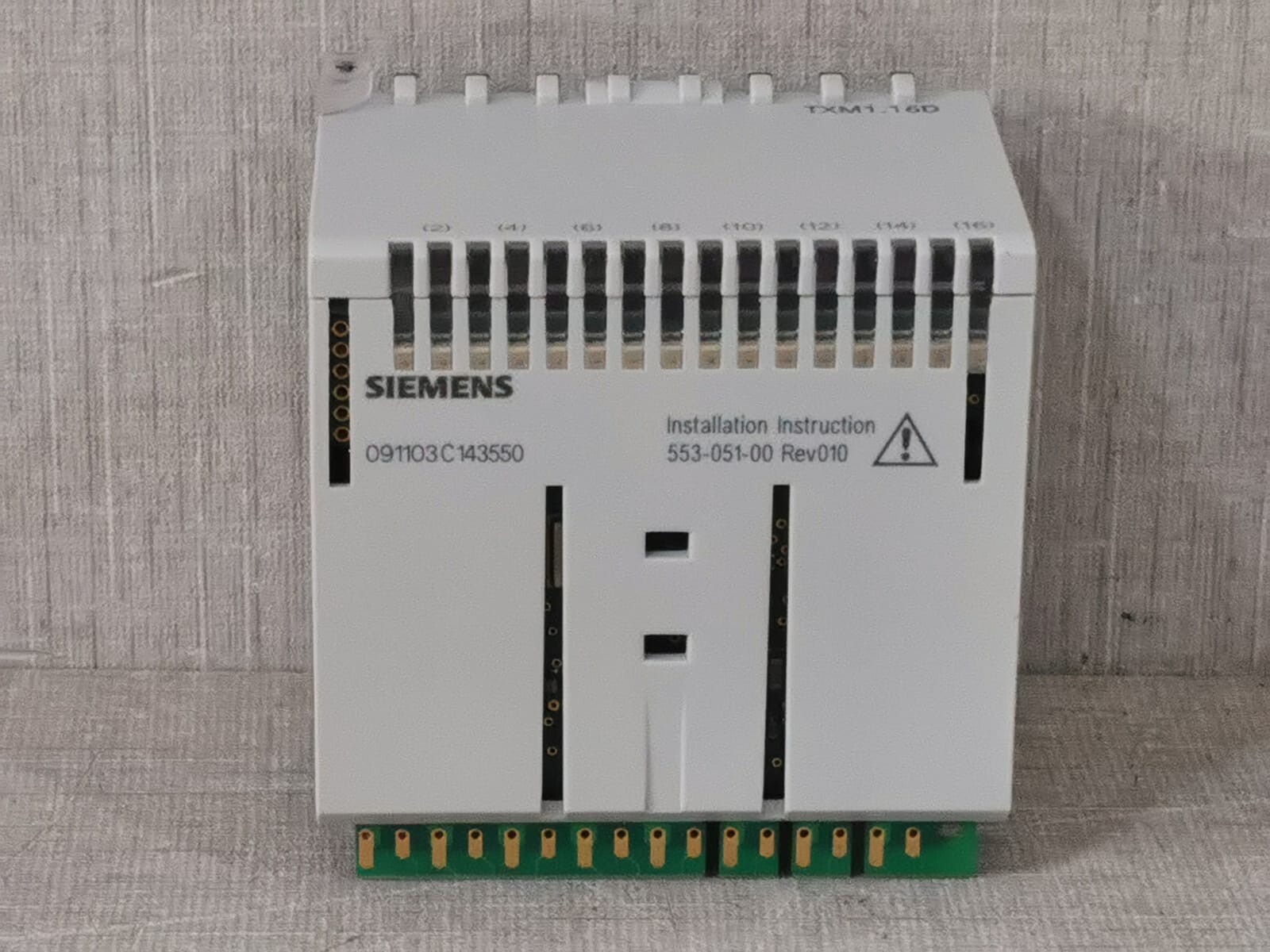 Siemens TXM1.16D SIEMENS TXM1.16D DIGITAL INPUT MODULE - WITHOUT BASE 4