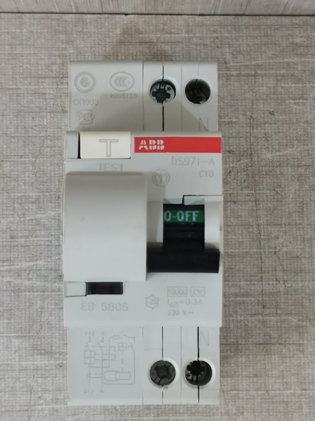 ABB DS971-A ABB DS971-A C10 RESIDUAL CURRENT DEVICES 2
