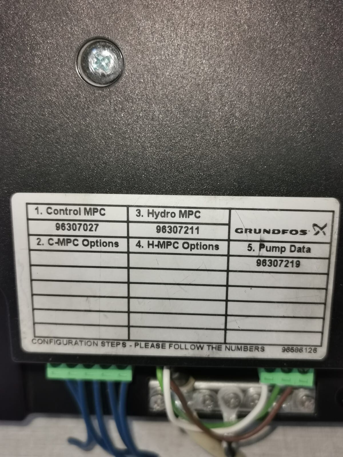 Grundfos 96161620-V05 GRUNDFOS CU 351/ 351O 96161620-V05 Flexible Control Controller 100-240VAC 9