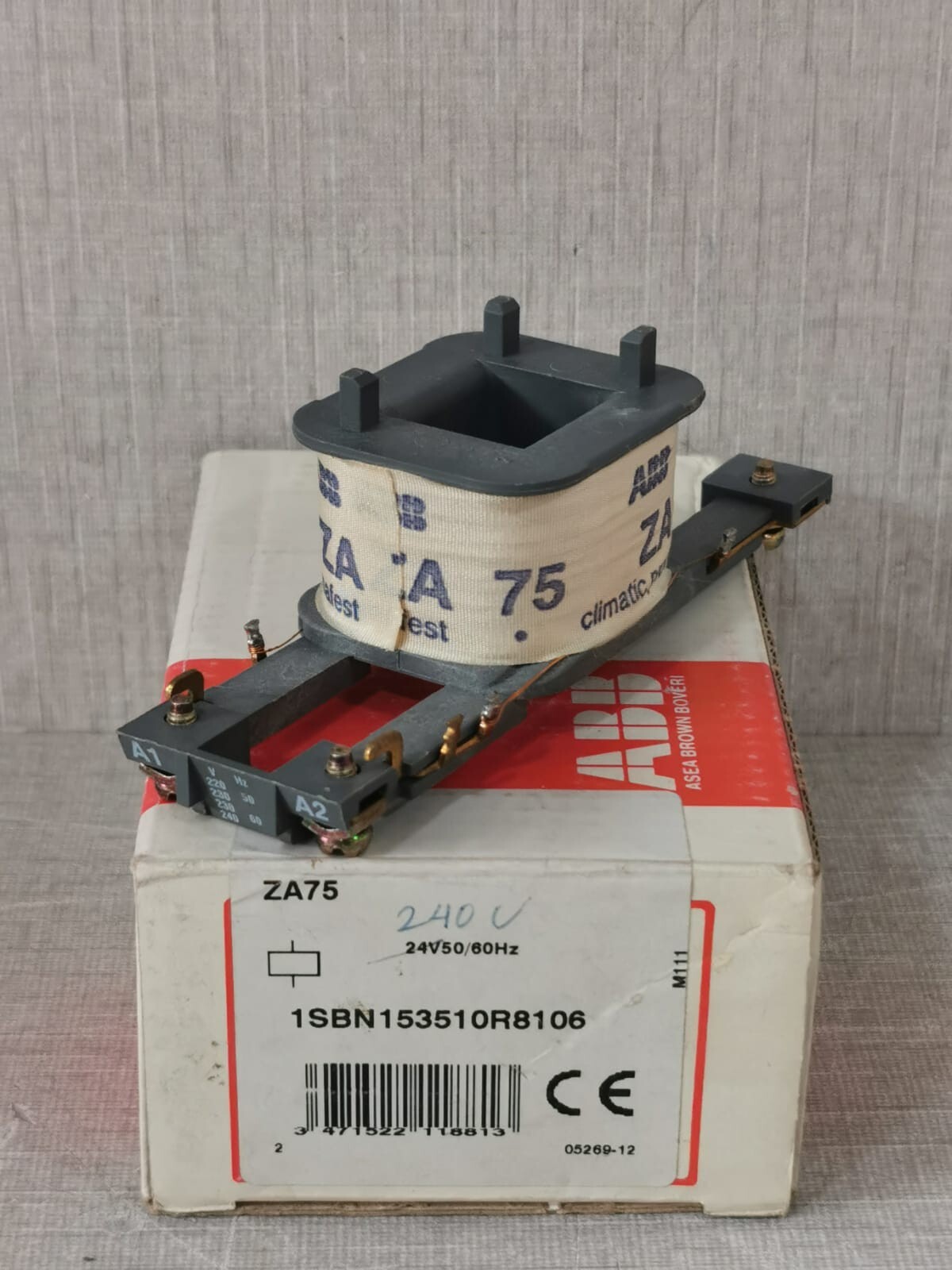 ABB 1SBN153510R8106 ZA75-80 230-240V 60Hz REPLACEMENT COIL