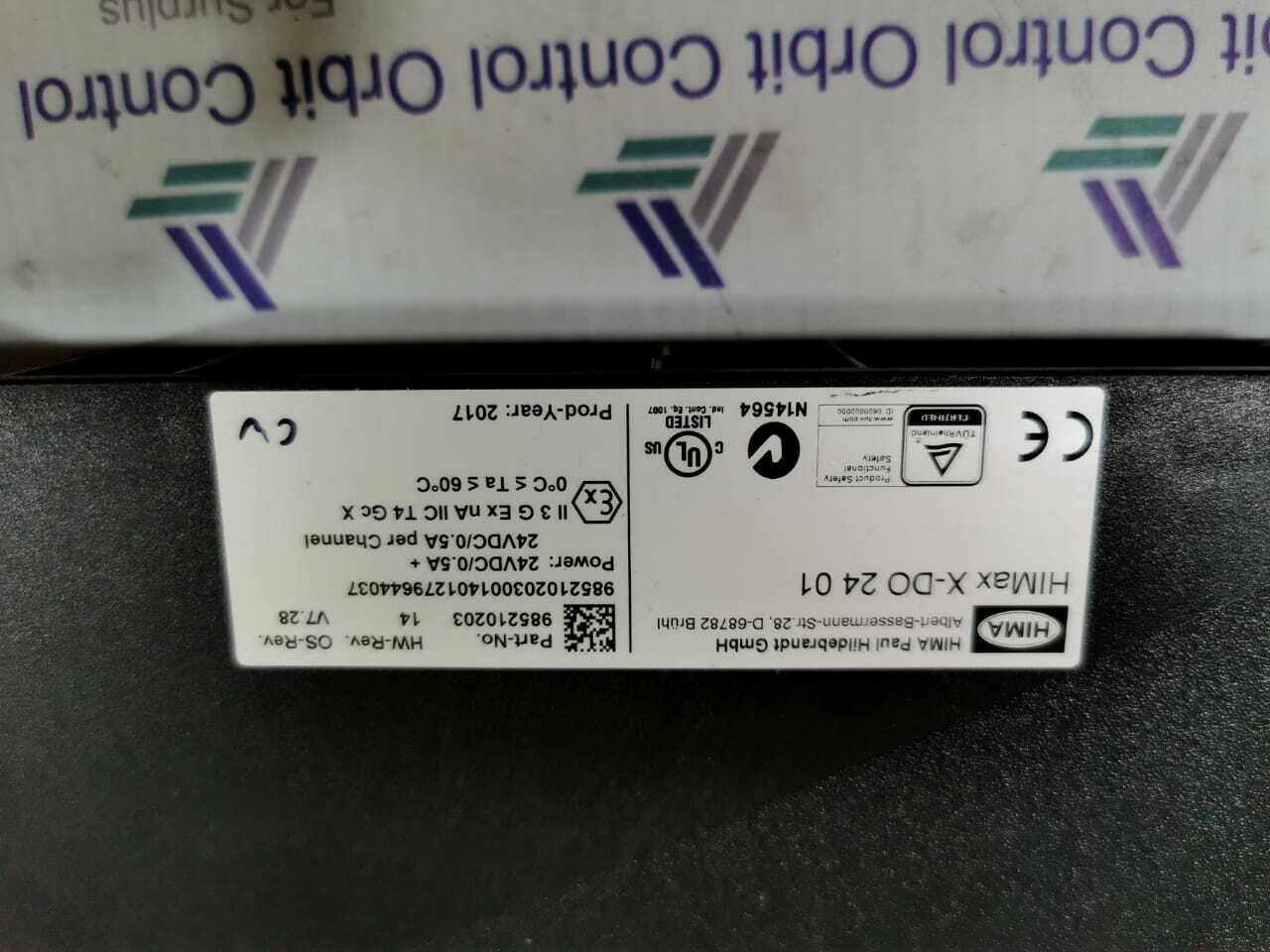 Hima HiMax X-DO 24 01 Hima HiMax X-DO 24 01 985210203 HW-Rev. 14 OS-Rev. V7.28 5