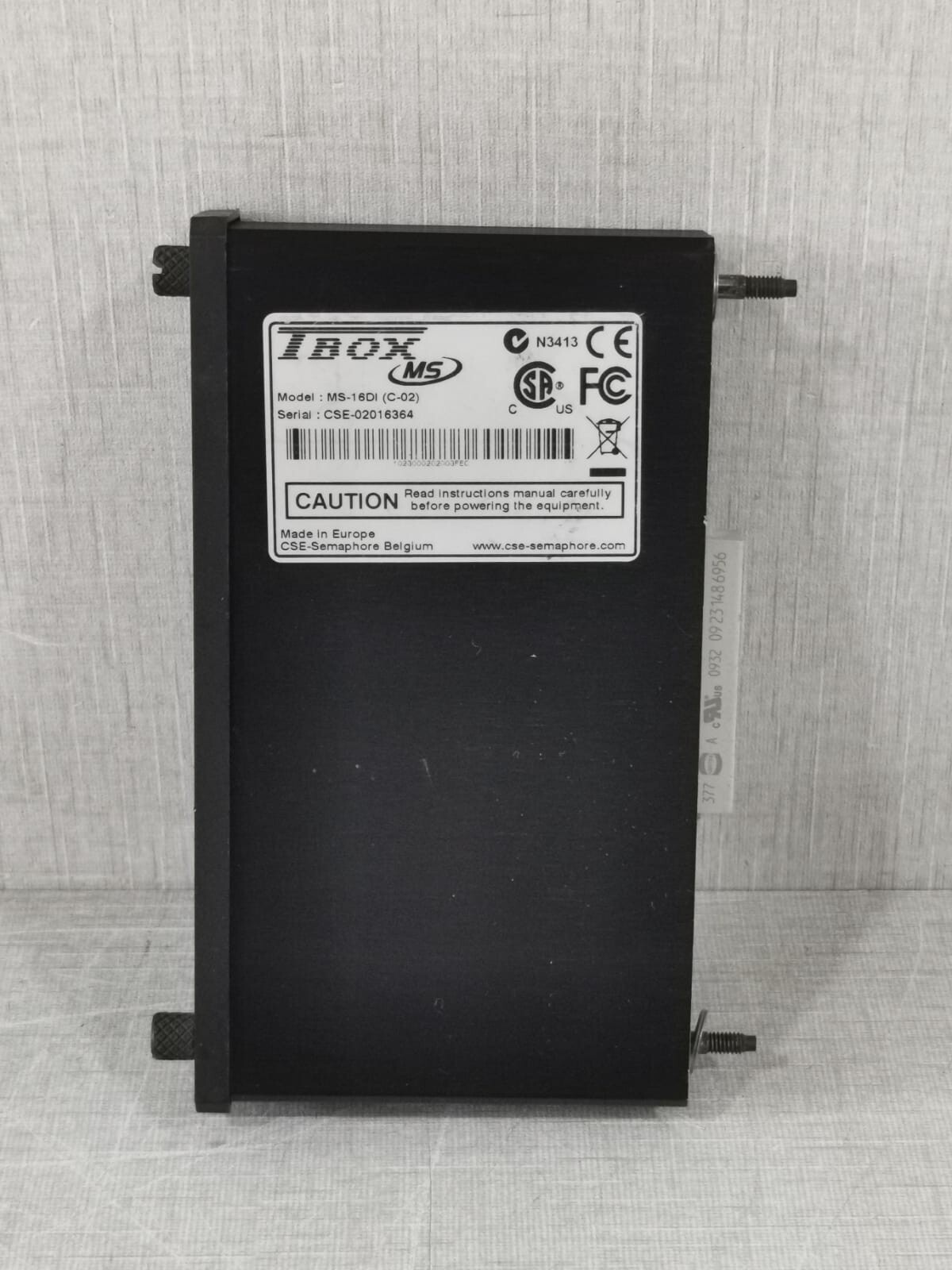 TBOX MS-16DI TBOX MS-16DI (C-02) DIGITAL INPUT MODULE 5