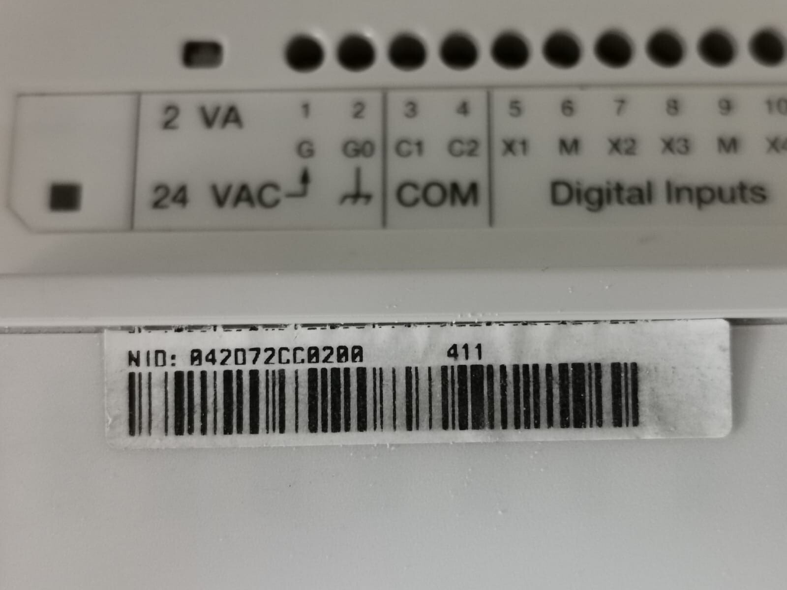 TAC XENTA 007302011 PCS TAC XENTA 411 DIGITAL INPUT MODULE WITH BASE 007302011 VER 1.05 3