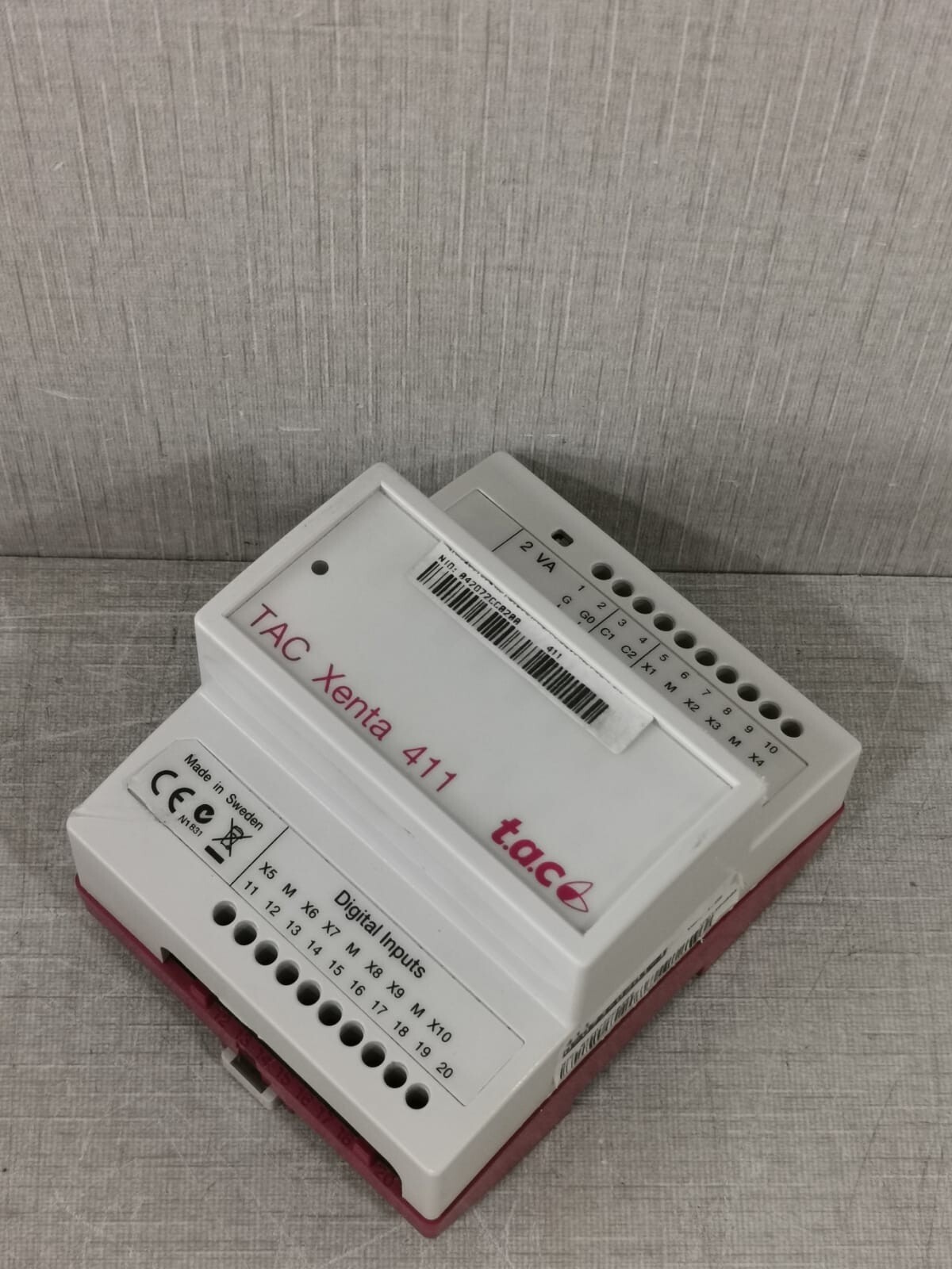 TAC XENTA 007302011 PCS TAC XENTA 411 DIGITAL INPUT MODULE WITH BASE 007302011 VER 1.05 9