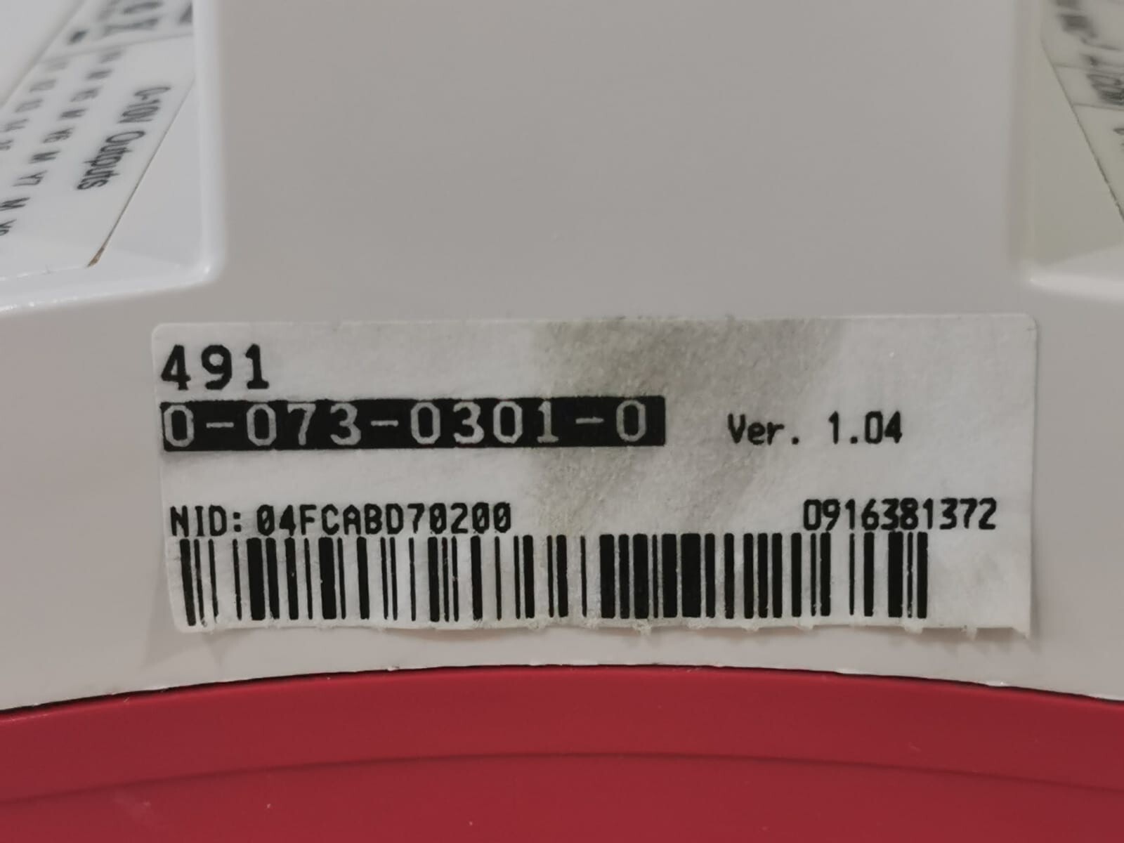 TAC XENTA 0-073-0301-0 TAC XENTA 491 ANALOG OUTPUT MODULE 0-073-0301-0 VER 1.04 3