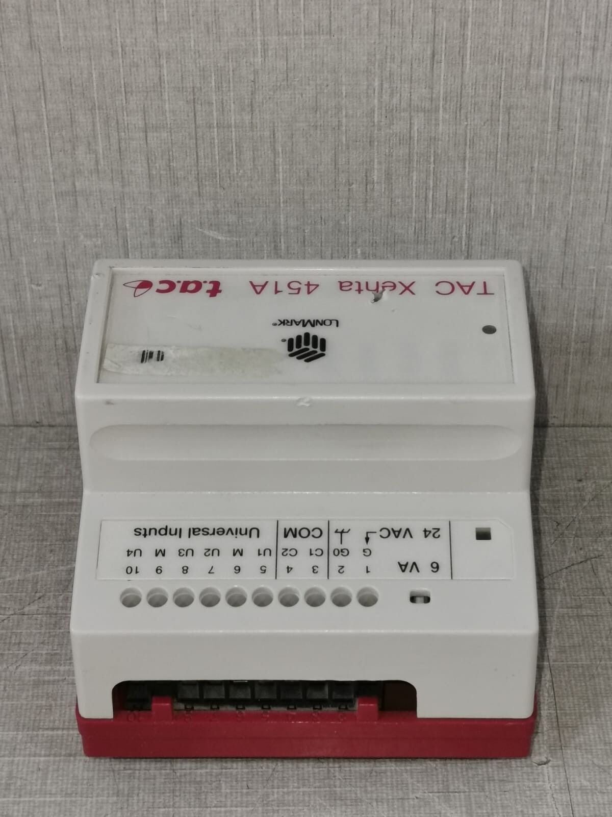 LONMARK 007302850 LONMARK TAC XENTA 451A UNIVERSAL I/OUTPUT MODULE 007302850-W/ DAMAGED 7