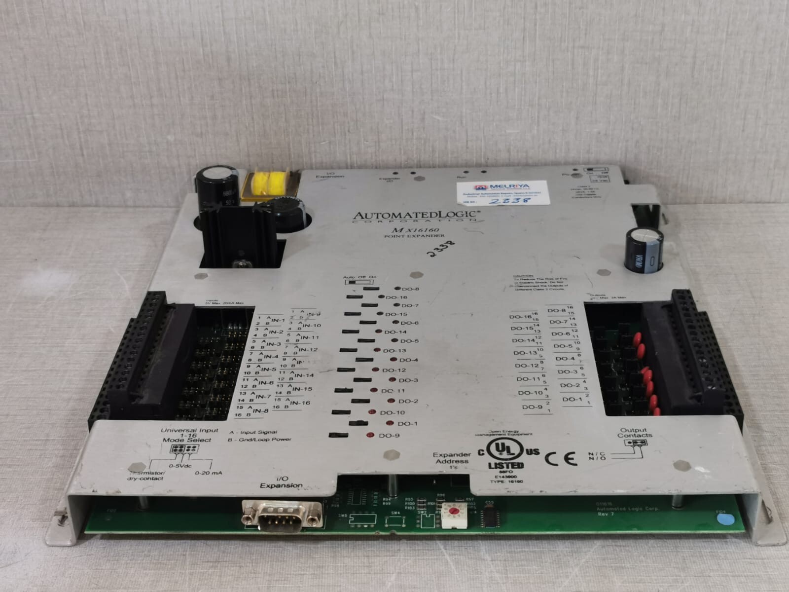 Automated Logic MX16160 AUTOMATED LOGIC MX16160 POINT EXPANDER 16160 CONTROL MODULE 5