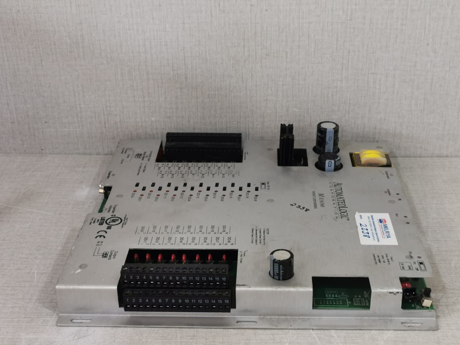 Automated Logic MX16160 AUTOMATED LOGIC MX16160 POINT EXPANDER 16160 CONTROL MODULE 9