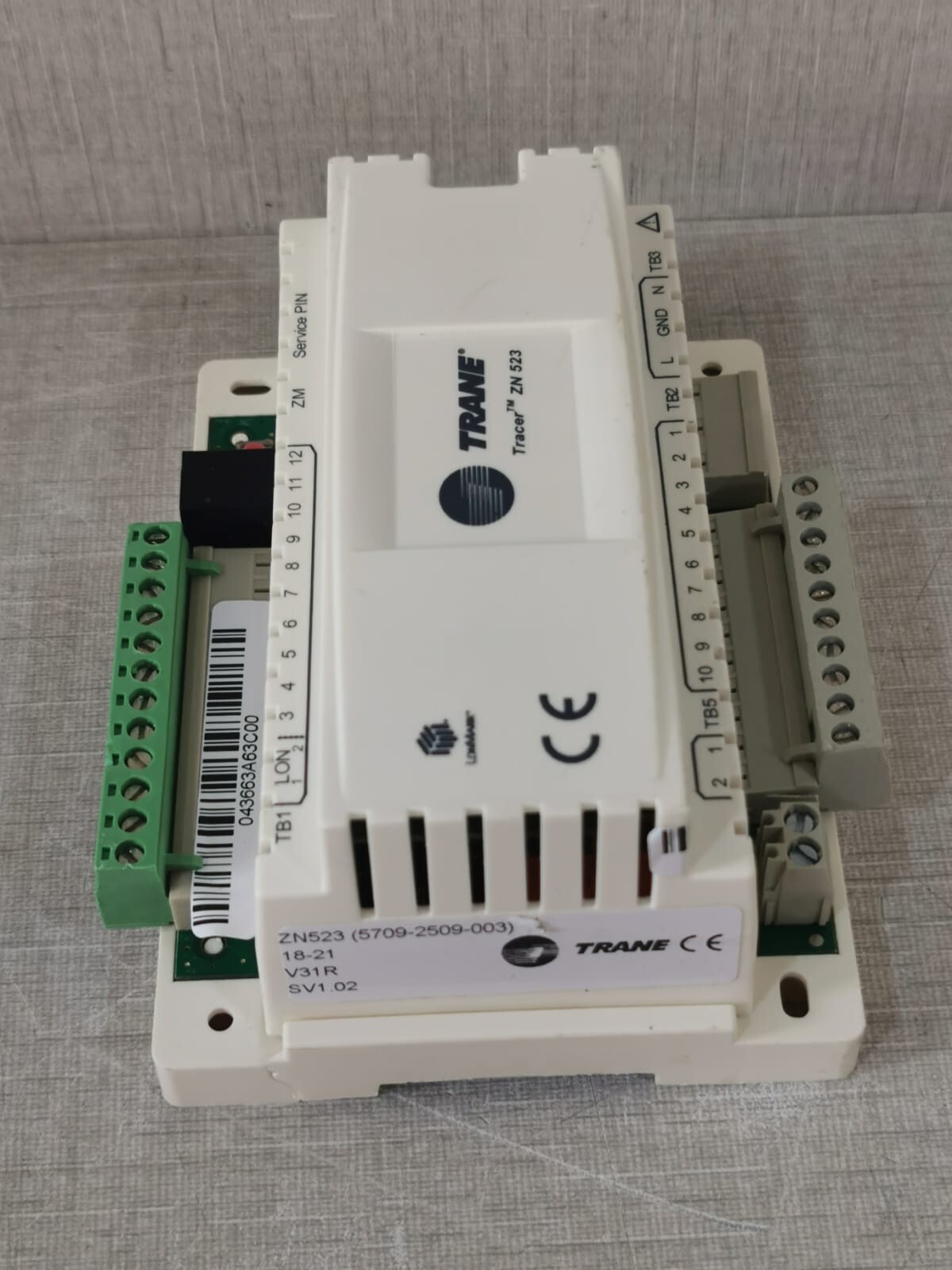 TRANE / LonMark 5709-2509-003 TRANE TRACER ZN523 Zone Controller 5709-2509-003 by LonMark V31R/SV1.02 5