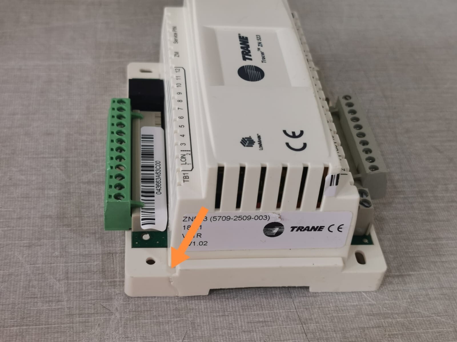 TRANE / LonMark 5709-2509-003 TRANE TRACER ZN523 Zone Controller 5709-2509-003 by LonMark V31R/SV1.02 10