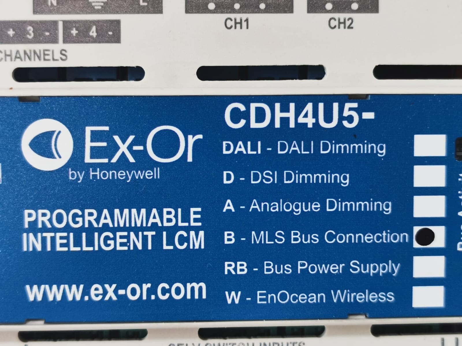 Honeywell CDH4U5 Ex-Or BY HONEYWELL CDH4U5 PROGRAMMABLE INTELLIGENT LCM WITH MLS BUS CONNECTION 2