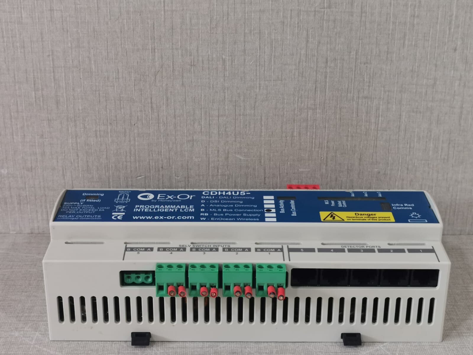 Honeywell CDH4U5 Ex-Or BY HONEYWELL CDH4U5 PROGRAMMABLE INTELLIGENT LCM WITH MLS BUS CONNECTION 3