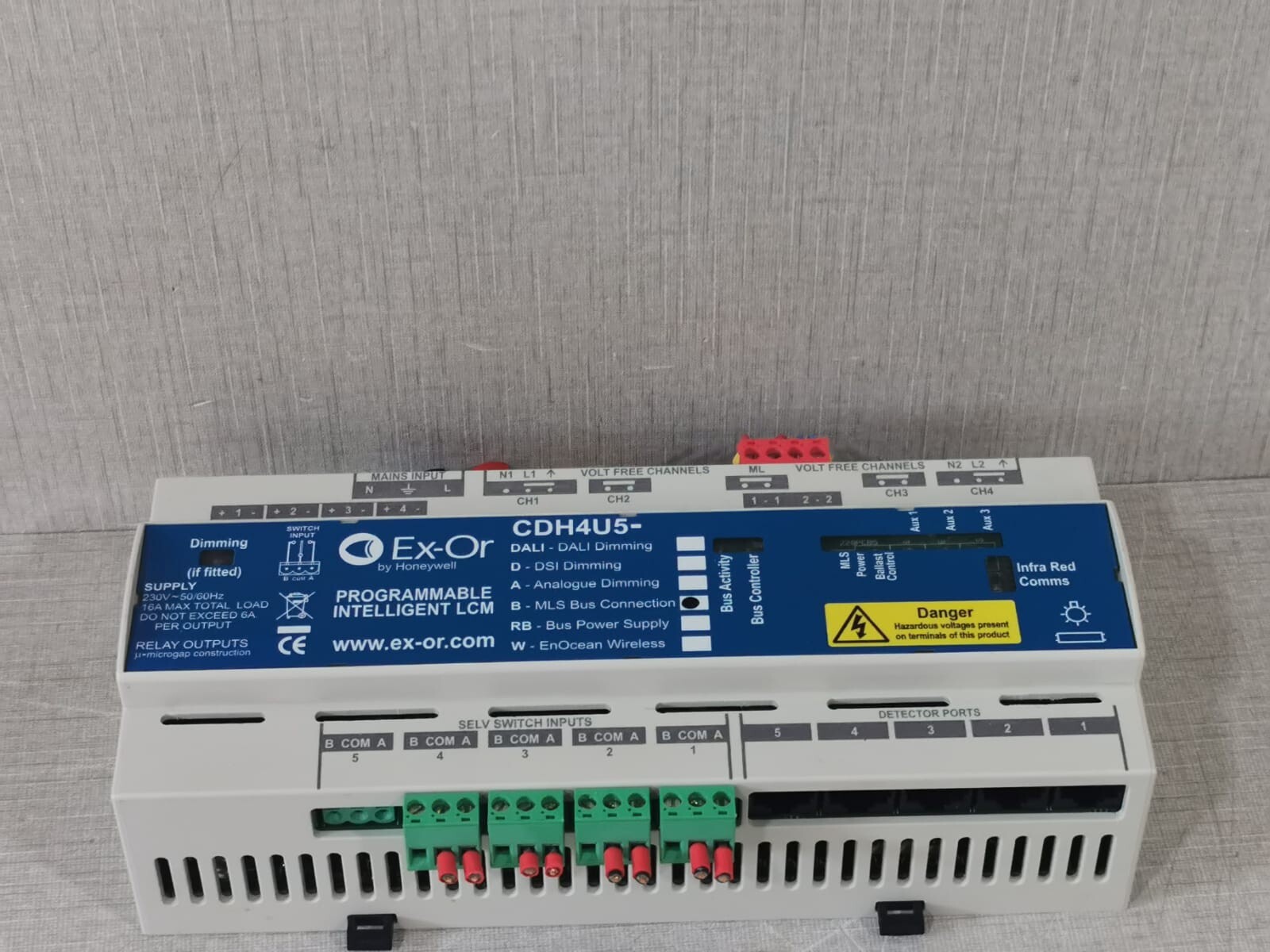 Honeywell CDH4U5 Ex-Or BY HONEYWELL CDH4U5 PROGRAMMABLE INTELLIGENT LCM WITH MLS BUS CONNECTION 5