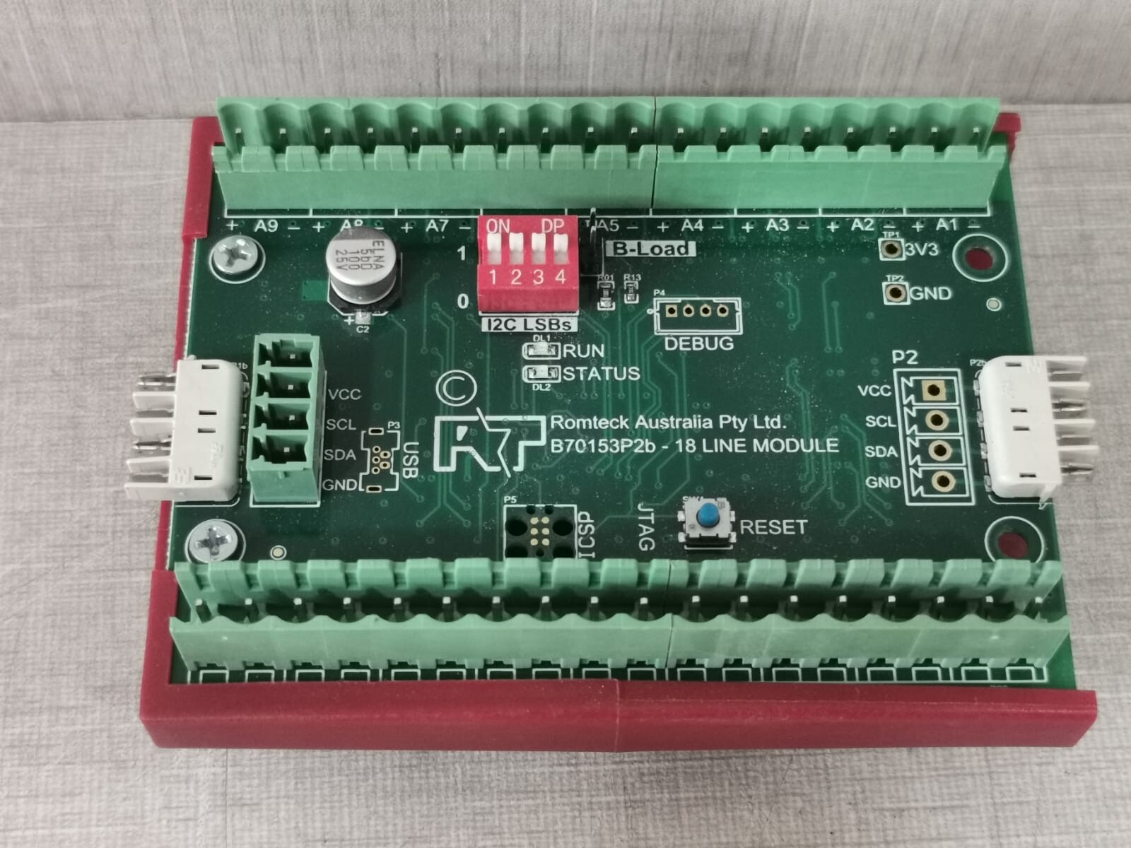 Romteck B70153P2B Romteck B70153P2b 18 Line Module PCB Card 4