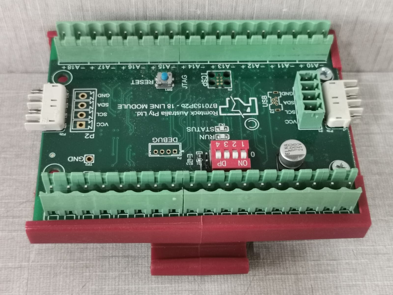 Romteck B70153P2B Romteck B70153P2b 18 Line Module PCB Card 5