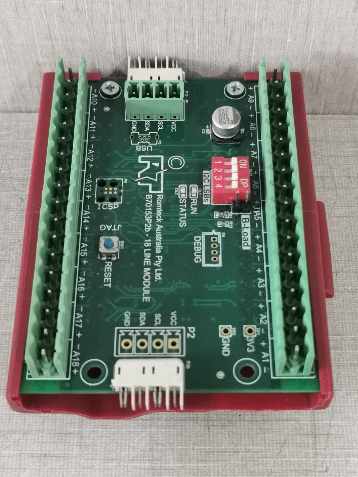 Romteck B70153P2B Romteck B70153P2b 18 Line Module PCB Card 6