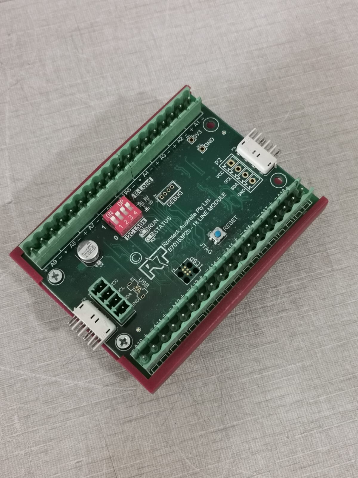 Romteck B70153P2B Romteck B70153P2b 18 Line Module PCB Card 8