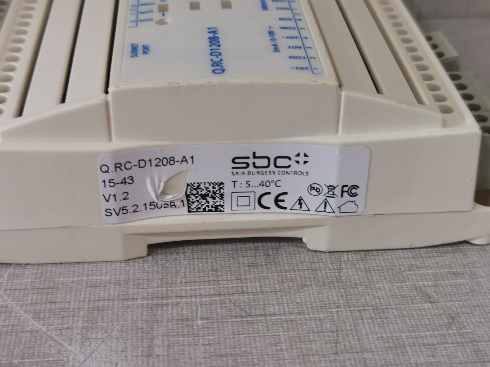 SAIA BURGESS CONTROLS Q.RC-D1208-A1 SAIA BURGESS CONTROLS Q.RC-D1208-A1 5