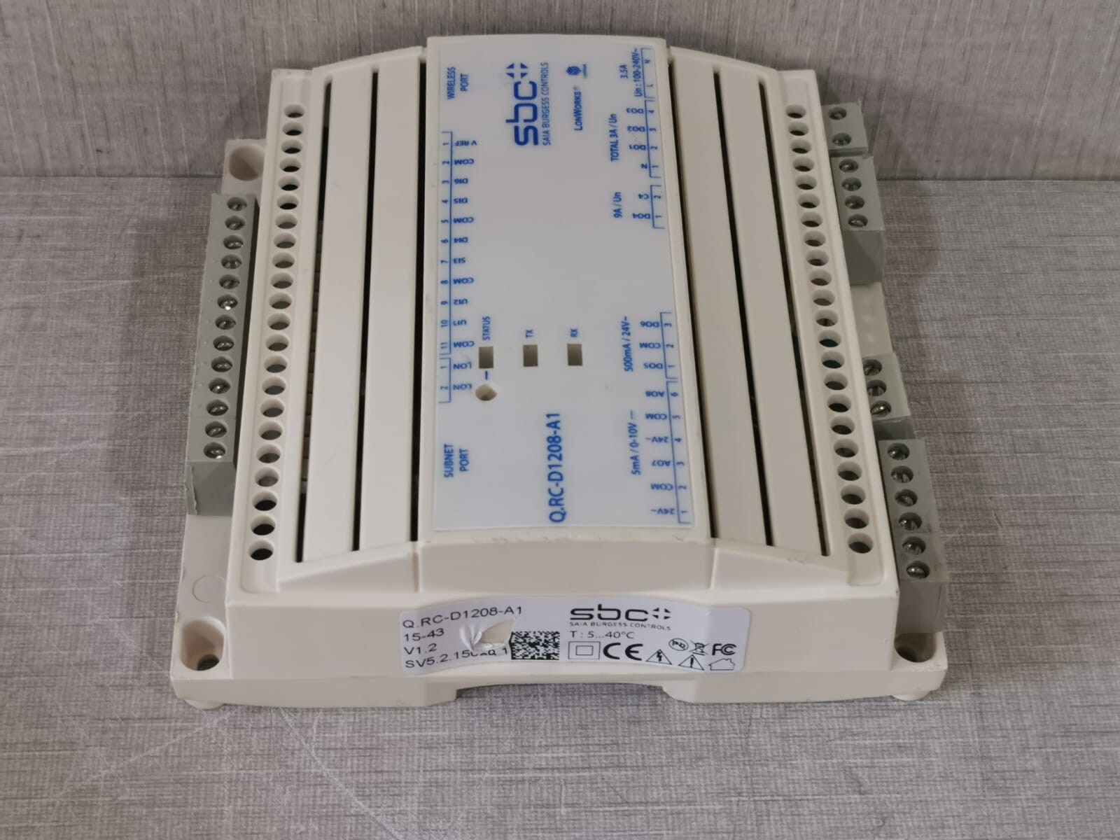 SAIA BURGESS CONTROLS Q.RC-D1208-A1 SAIA BURGESS CONTROLS Q.RC-D1208-A1 6
