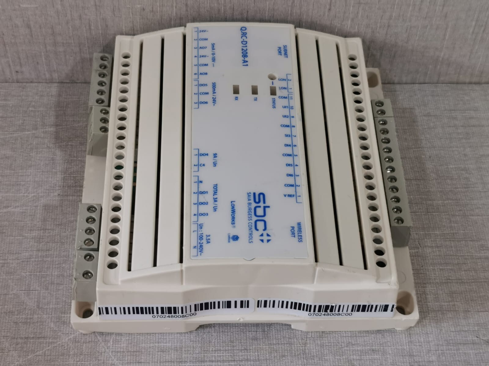 SAIA BURGESS CONTROLS Q.RC-D1208-A1 SAIA BURGESS CONTROLS Q.RC-D1208-A1 7