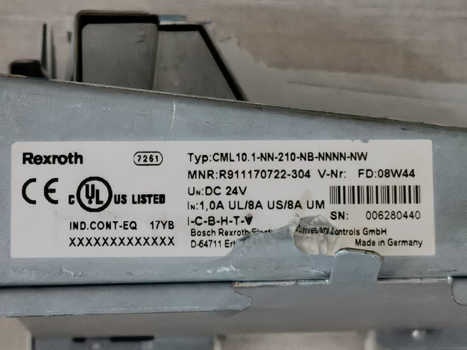 Rexroth R911170722-304 Rexroth CML10.1-NN-210-NB-NNNN-NW IndraControl L10 R911170722-304 2