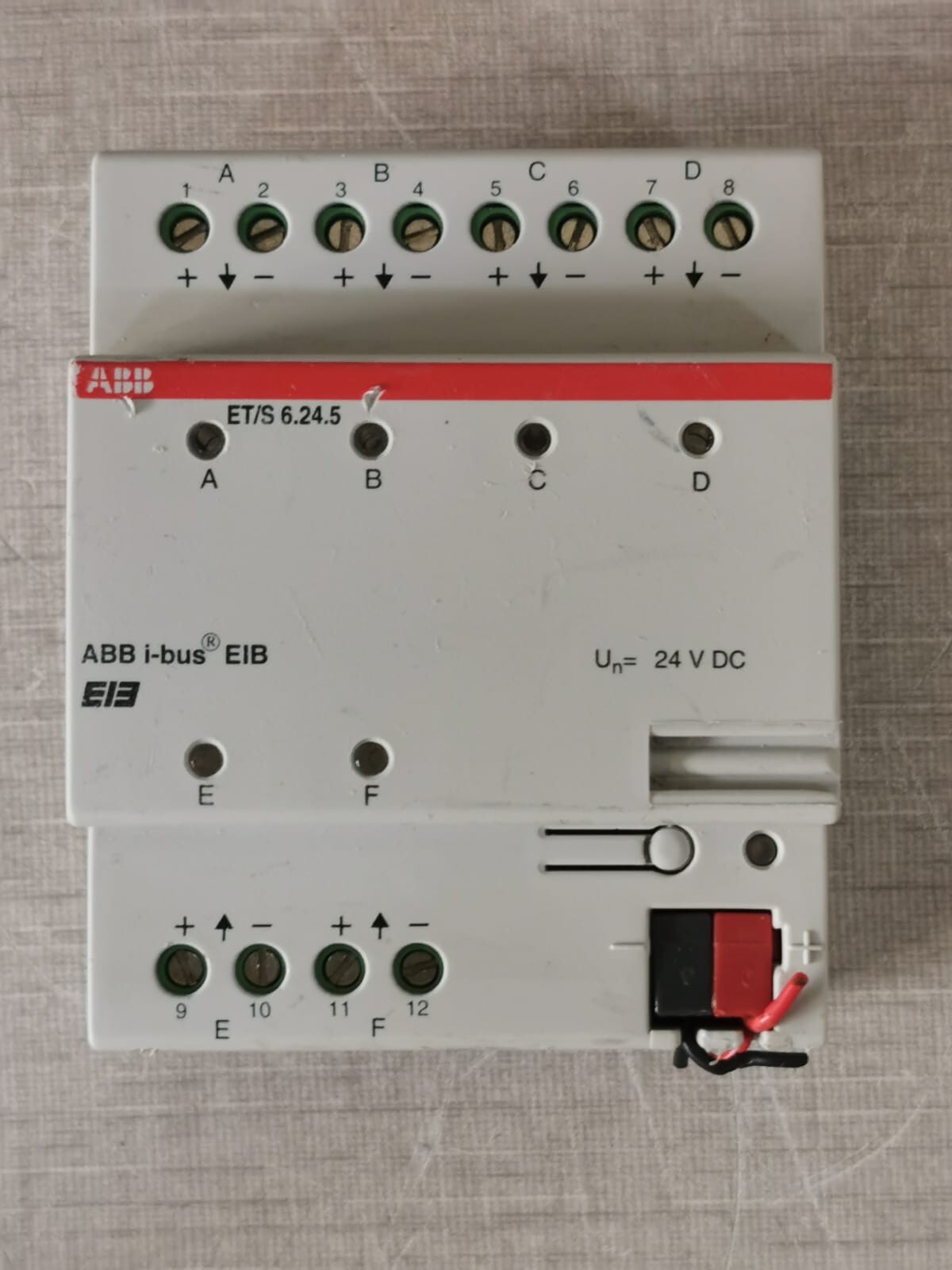 ABB GHQ6310035R0111 GHQ6310035R0111 ABB i-bus ET/S 6.24.5 Binary Input 6-Channel 3