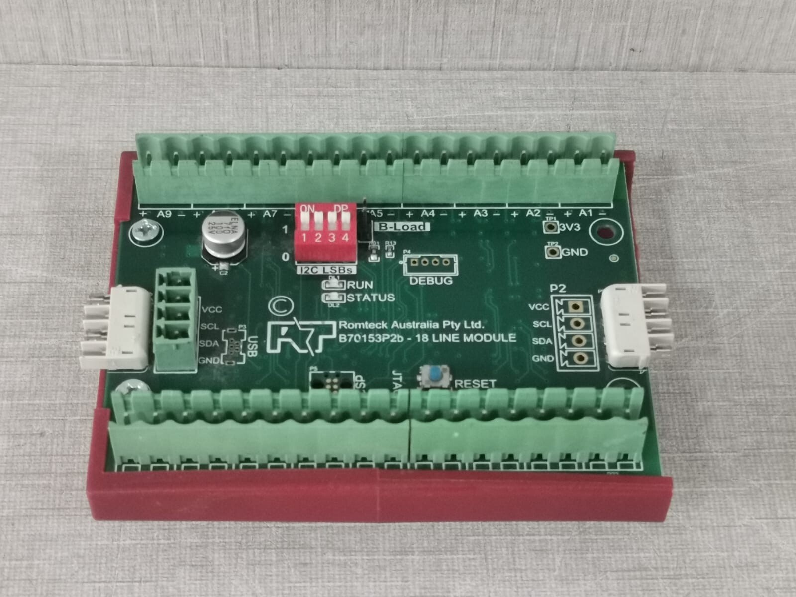 Romteck B70153P2B Romteck B70153P2b 18 Line Module PCB Card 3