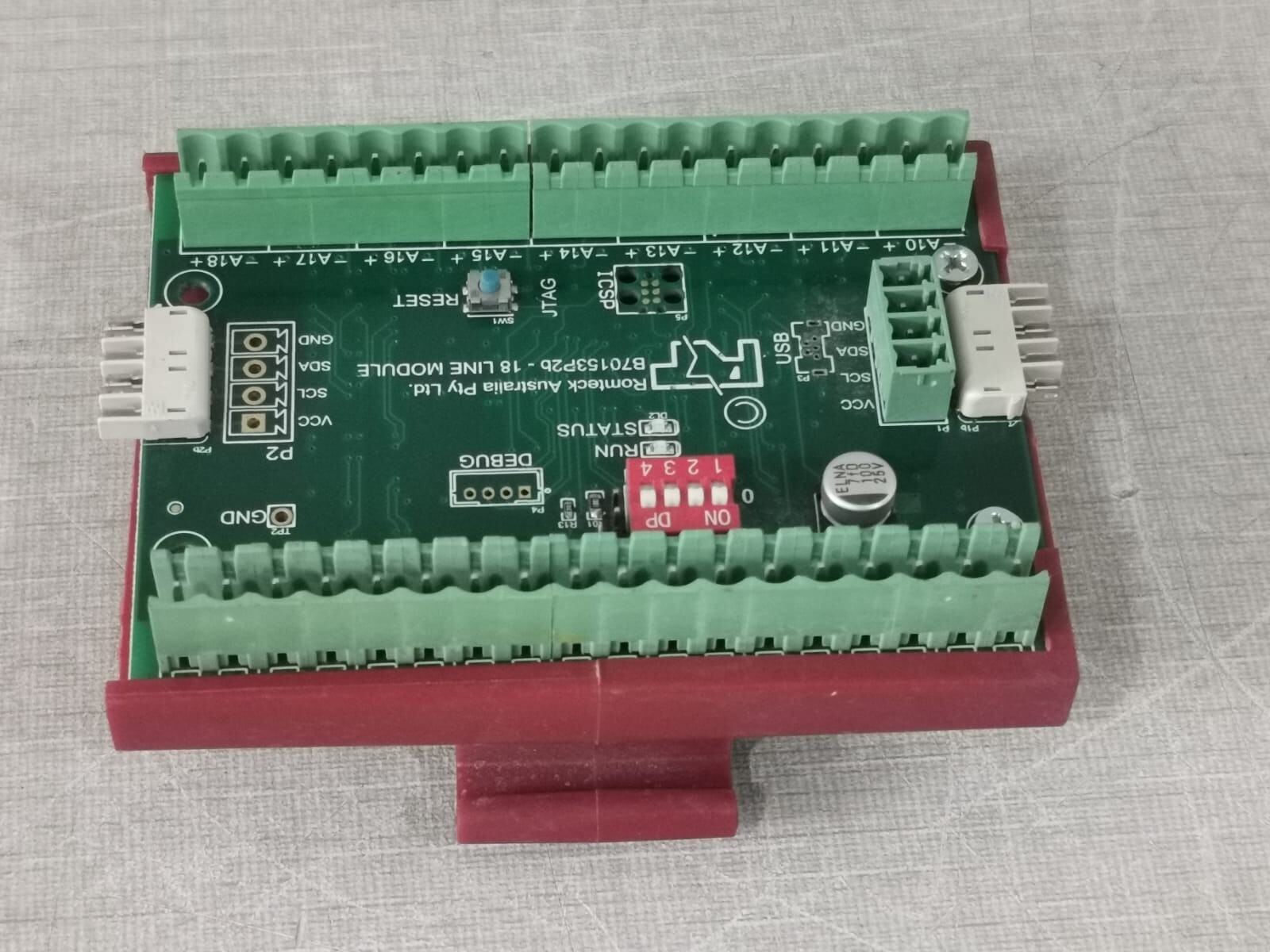 Romteck B70153P2B Romteck B70153P2b 18 Line Module PCB Card 4