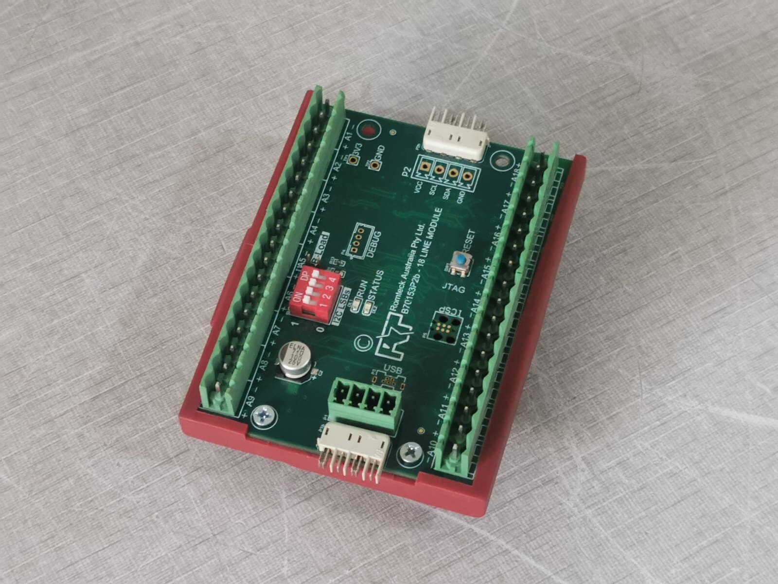 Romteck B70153P2B Romteck B70153P2b 18 Line Module PCB Card 5