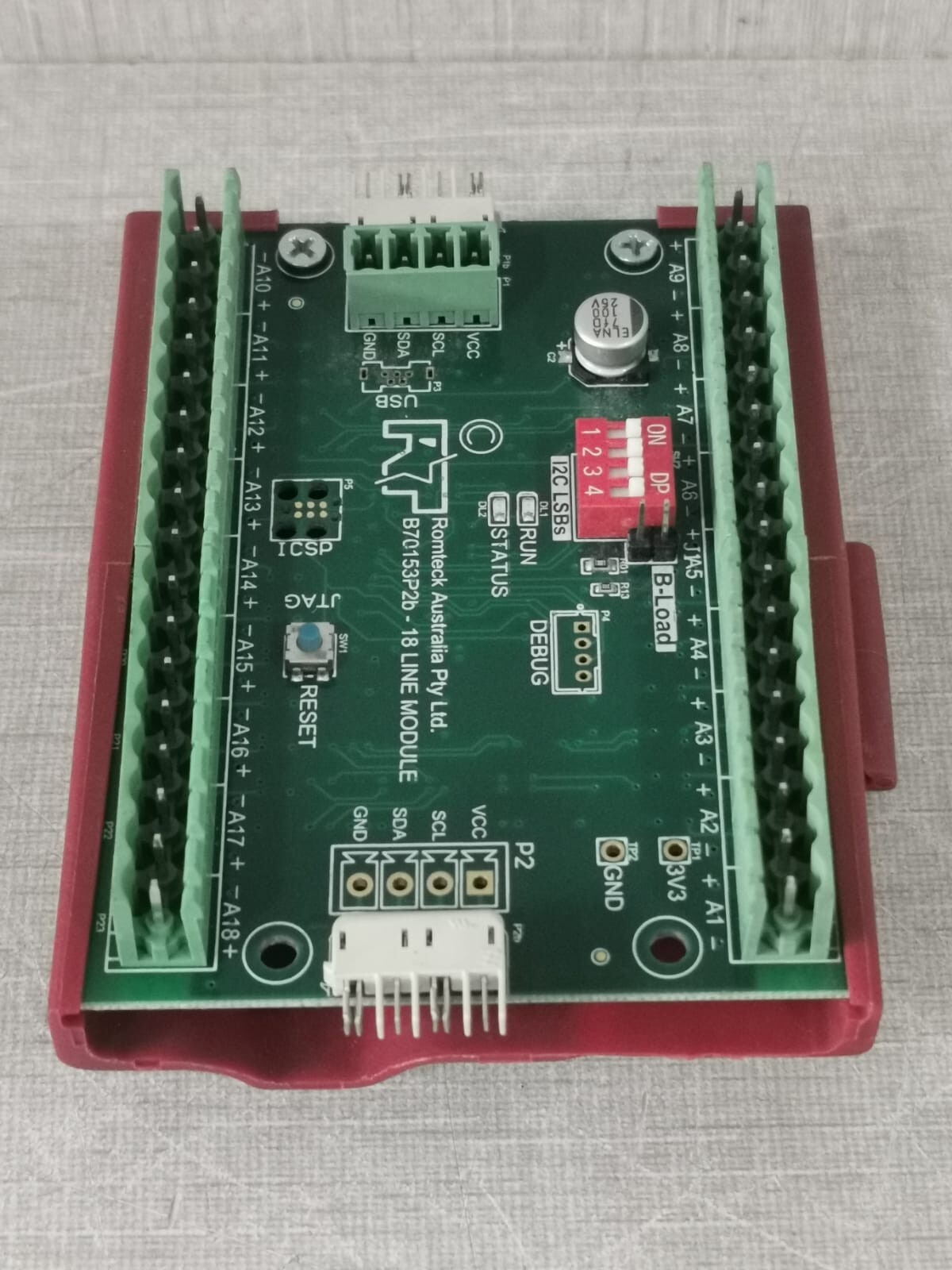 Romteck B70153P2B Romteck B70153P2b 18 Line Module PCB Card 6